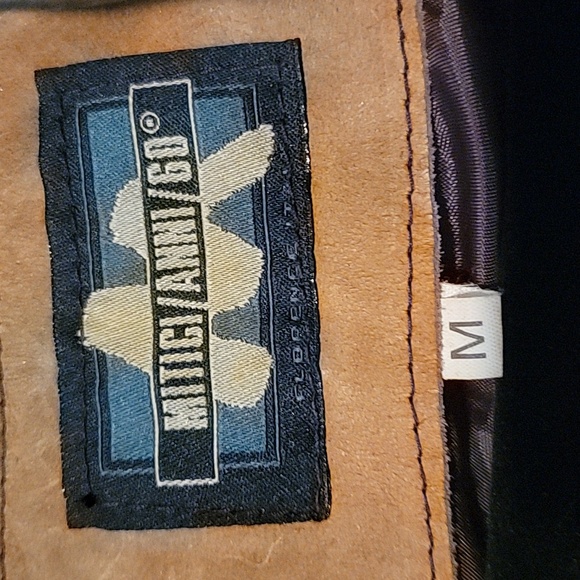 Mitici Anni women's leather jacket. Fitted distressed moto. Size Med. - Picture 2 of 6